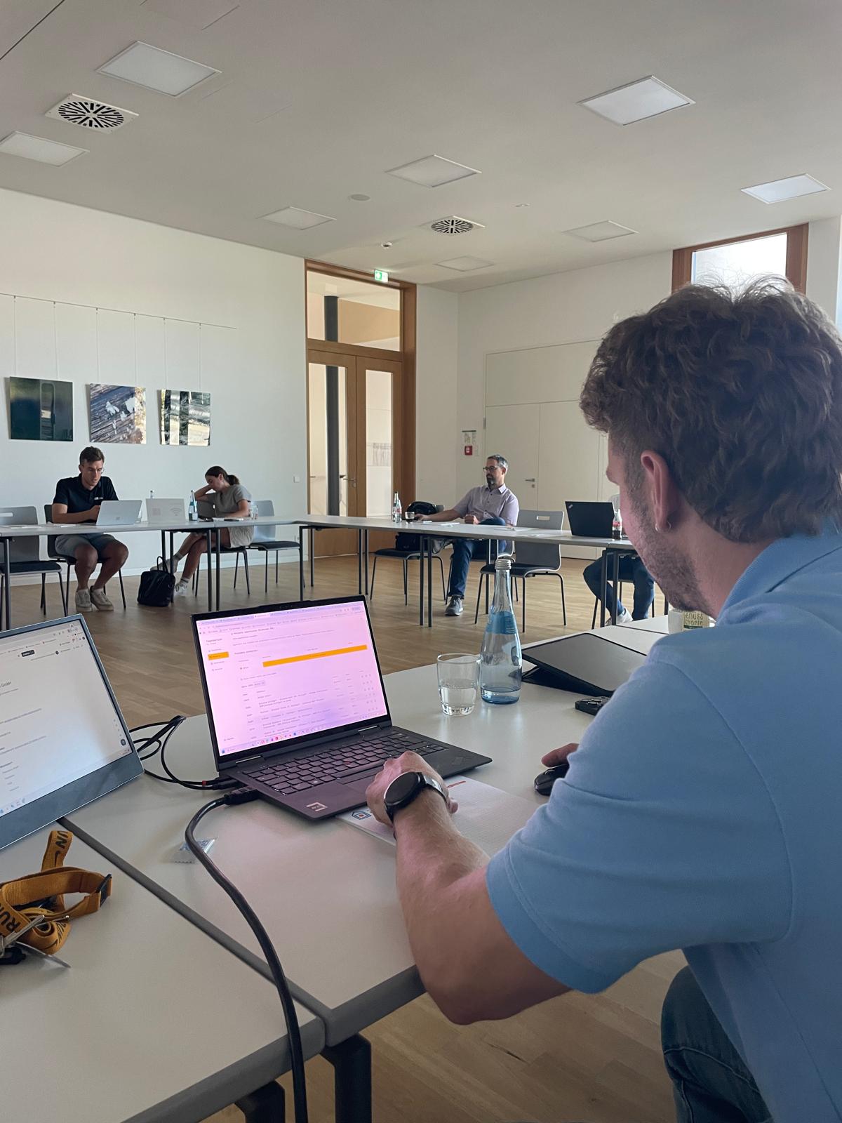 Einblick in die gemeinsame Arbeit beim Abschlussworkshop